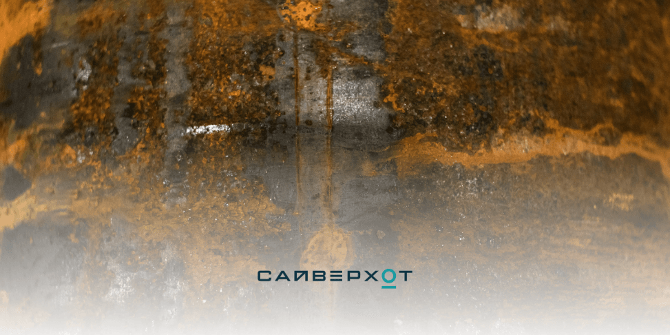 Коррозия стальной трубы