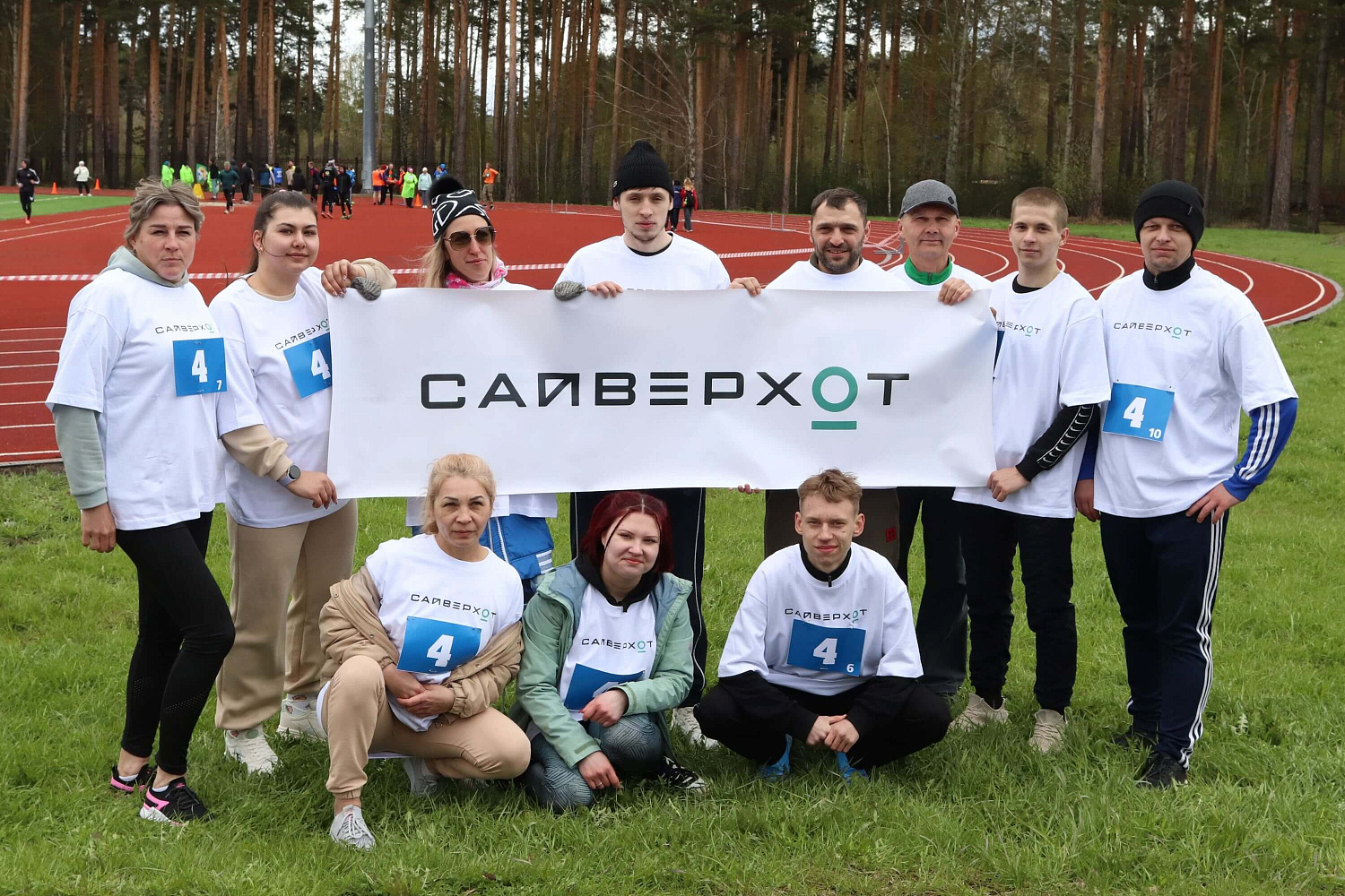 Поучаствовали в эстафете ко Дню Победы